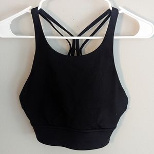 Lululemon soul cycle sports bra black size 6